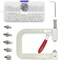 Pearl & Rivet Hand Press Setting Machine with 5 Round Die Sizes